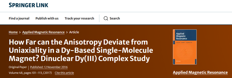 How far can the Anisotropy Deviate from Uniaxiality in a Dy-Based Single-Molecule Magnet? Dinuclear Dy(III) Complex Study